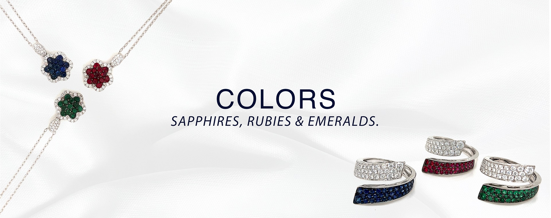 Colors (sapphires, rubies, and emeralds) collection